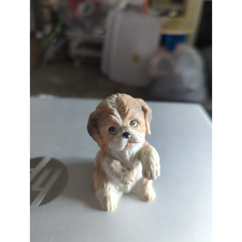 Vintage Homco Home Interior Shih Tzu Puppy Dog Figurine 1467